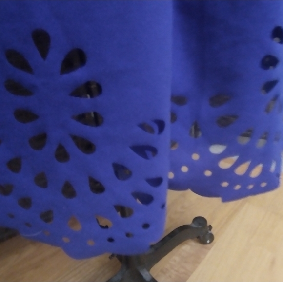 4XL(Best Fit 3X) SHEIN Cobalt Blue Cutout Dress - Picture 6 of 16